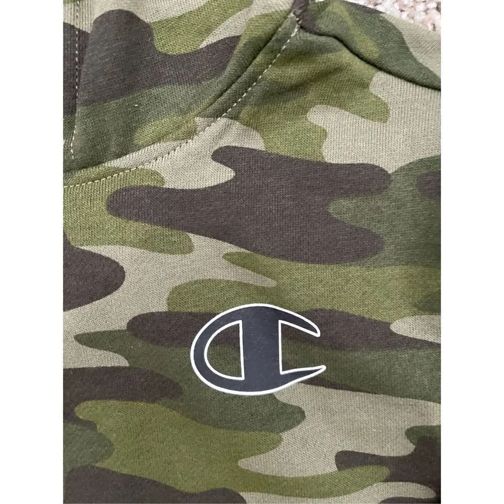 ❤️Champion Boy’s Fleece Hooded Camo Sweatshirt